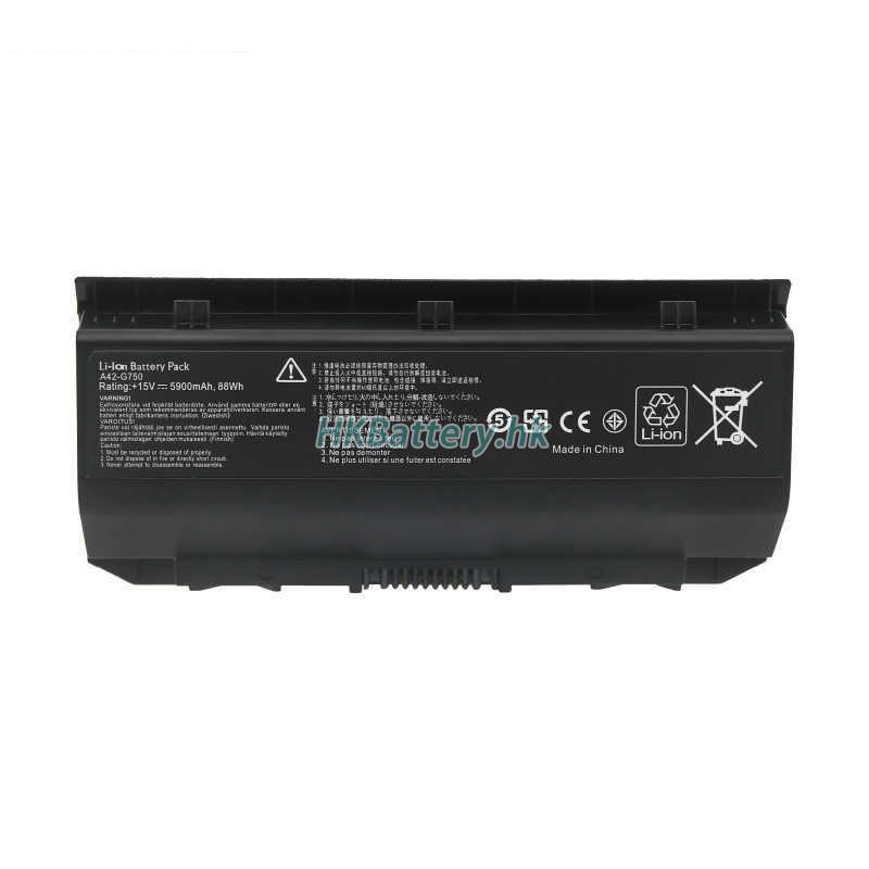 Asus G750JS-T4064H 4400mAh / 66Wh