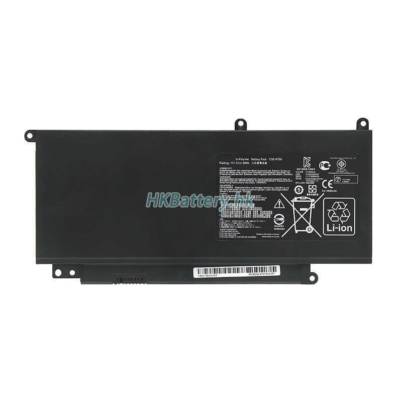 Asus R750JV-T4121H 6273mAh / 69Wh