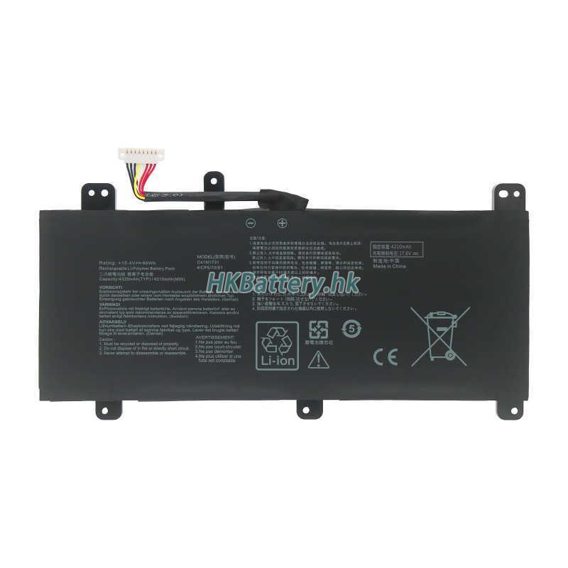 Asus ROG Strix SCAR II GL704GM-EV005T 4400mAh / 66Wh