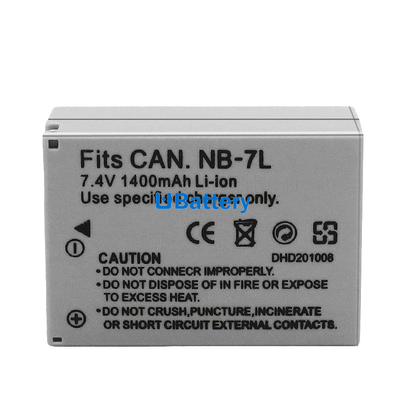 Canon NB-7L 1400mAh / 9.8Wh