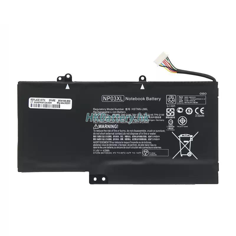HP ENVY X360 15-u499nr 3909mAh / 43Wh