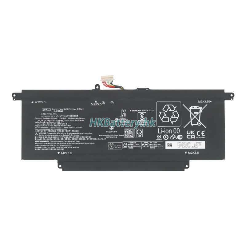 HP Elite Dragonfly 13.5 inch G3 (4J044AV)-7M3S3UC 6182mAh / 68Wh