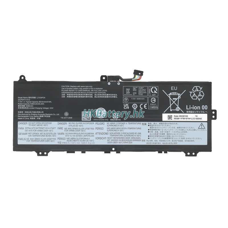 Lenovo L21C4PG4 7286mAh / 51Wh